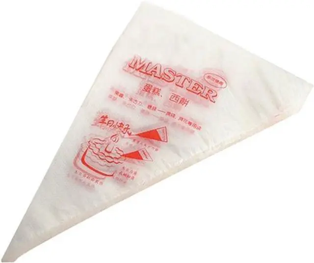 Main image of Piping Pastry Bag Pack of 100 Plastic Disposable Cream Pastry Bag Cake Icing Sugarcraft Cupcake Piping Decorating Tool For Baking Supplies (Small 25.5CMx26CMx15.5CM)