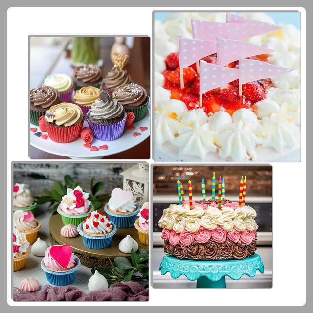 Alt view image 7 of 7 - 3 Pieces #32 Cake Piping Tip Open Star Icing Tip Seamless Icing Tips Stainless Steel Cupcake Piping Tips for Frosting Macarons Dessert Cake Decorations, Sliver