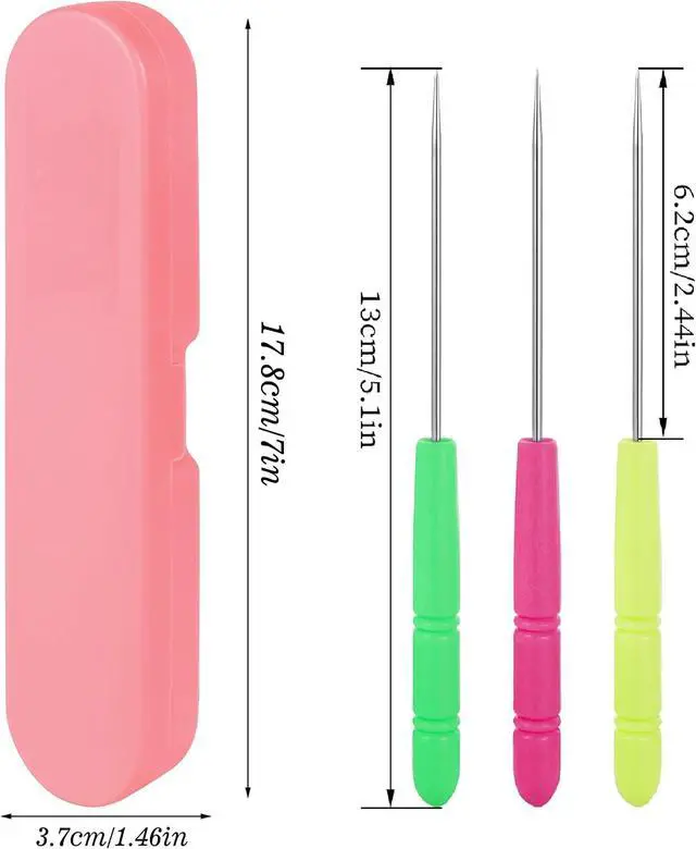 Alt view image 2 of 6 - 6 Pcs Cookie Scribe Tools,Sugar Stir Needle | with Plastic Box Colorful Cookie Decorating Tools Cookie Decorating Supplies for Royal Icing