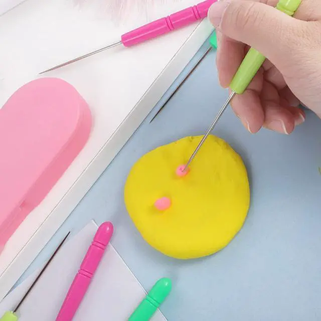 Alt view image 4 of 6 - 6 Pcs Cookie Scribe Tools,Sugar Stir Needle | with Plastic Box Colorful Cookie Decorating Tools Cookie Decorating Supplies for Royal Icing
