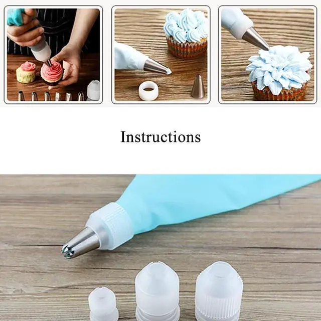 Alt view image 7 of 7 - HAHIYO Plastic Couplers of Large Size Easy to Twist For Cake Decorating Piping Tip Coupler for Icing Nozzles (6 Pieces)