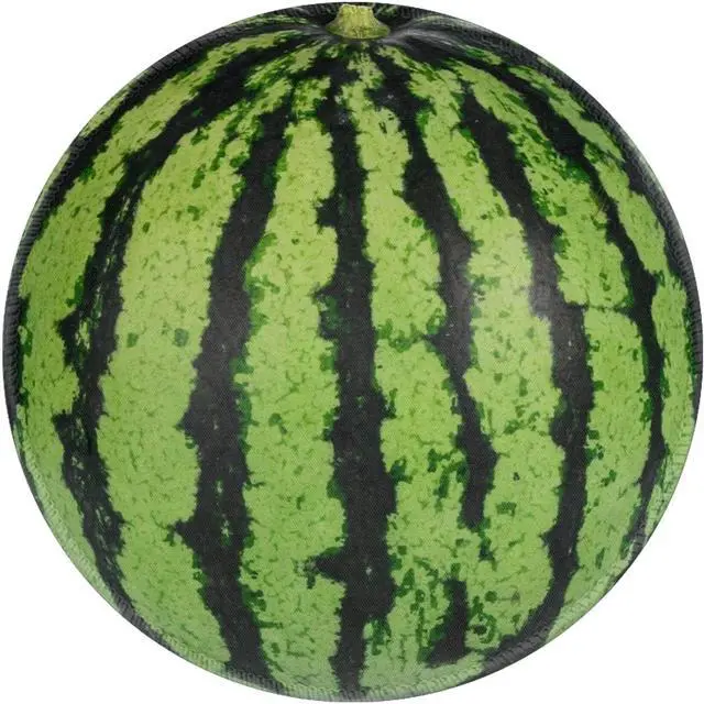 Main image of Watermelon Green Round Mouse Pad Small Gaming Mousepad Desk Mat Stitched Edges 9.8 X 9.8 Inch for Home Office