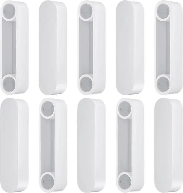 Main image of Wonderjune 10 Pcs Plastic Rod Spacer Cap Closet Rod End Caps Wire Shelf End Caps Closet System Parts Shelf Caps for Wire Shelves