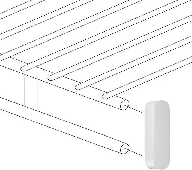 Alt view image 3 of 6 - Wonderjune 10 Pcs Plastic Rod Spacer Cap Closet Rod End Caps Wire Shelf End Caps Closet System Parts Shelf Caps for Wire Shelves