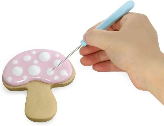 Alt view image 2 of 4 - 4Pcs Sugar Stir Needle Scriber Needle Cookie Decorating Supplies Tool 5.2"
