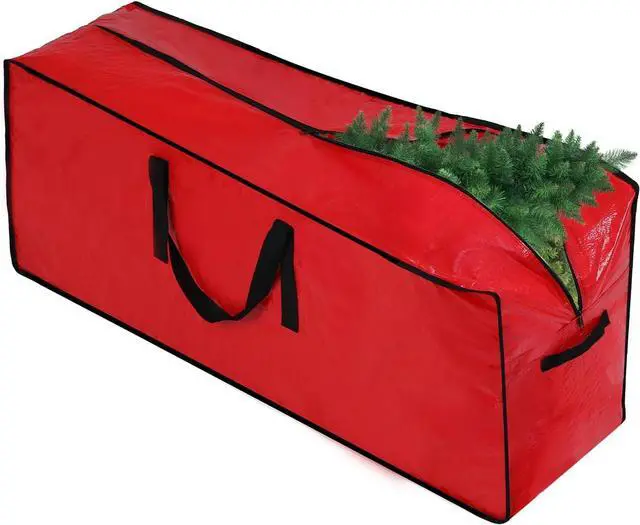 Main image of Artificial Large Christmas Tree Storage Case Bags With Handles,Fits Up To 7 Ft Artificial Trees Zippered Bag Protects Against Dust, Insects And Moisture