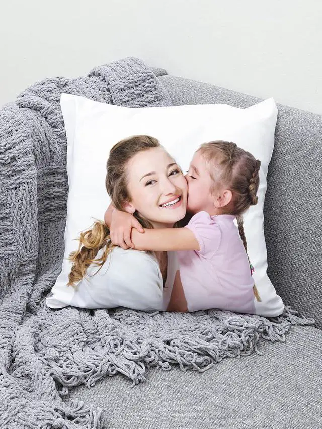 Alt view image 6 of 7 - Sublimation Blanks Pillowcases 4 Pack 16"x 16" No Pillow Insert | Heat Transfer Cushion Covers with Invisible Zippers for DIY Printing Sofa Coach Decor White Polyester Material
