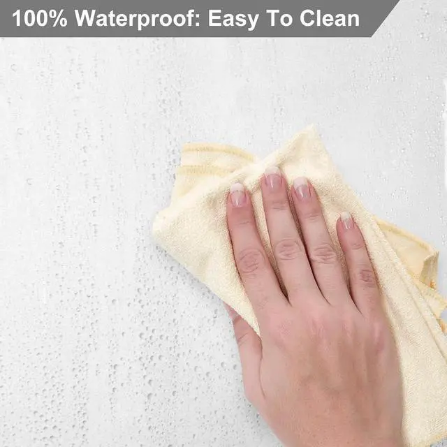 Alt view image 4 of 6 - No Hook Shower Curtain Snap-in PEVA Replacement Liner 71" W x 55" L