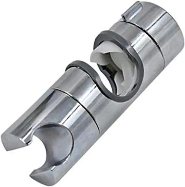 Main image of Universal Adjustable Shower Head Holder Slide Bar Bracket Replacement for Slide Bar (18-25MM O.D. , Bathroom Slider Clamp ,360 Degree Rotation ,Sprayer Holder )