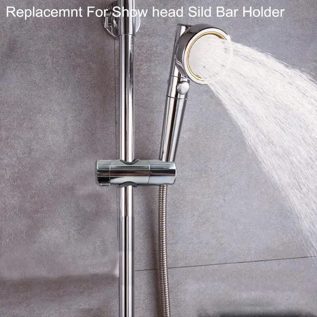 Alt view image 2 of 4 - Universal Adjustable Shower Head Holder Slide Bar Bracket Replacement for Slide Bar (18-25MM O.D. , Bathroom Slider Clamp ,360 Degree Rotation ,Sprayer Holder )