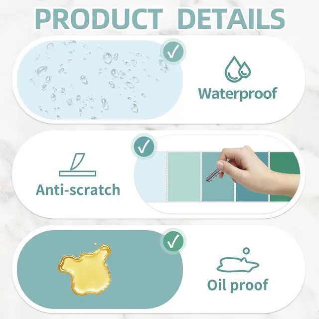 Alt view image 3 of 7 - 3" x 2" Green Thermal Label,Self-Adhesive Rectangle Thermal Sticker Labels for Logo Design,Name/Price Tag,Thanks Card,Address,QR Code