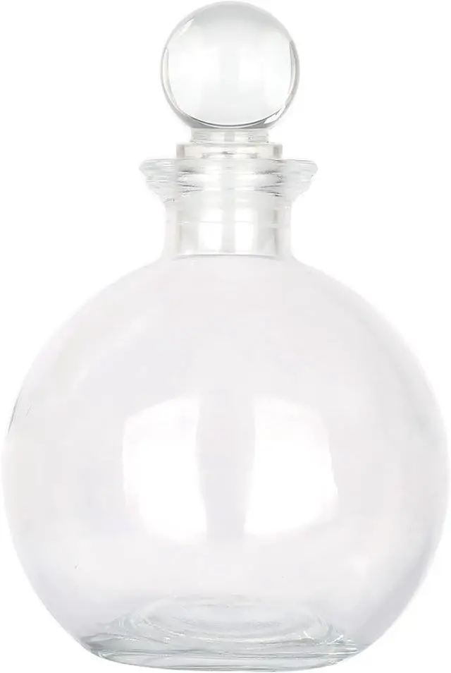 Main image of Magic Season Decorative Glass Bottle - 9 fl oz. Potion Bottle (1 Set w/Glass Stopper)