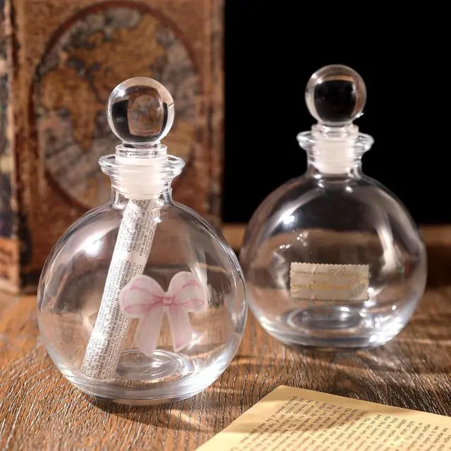 Alt view image 4 of 7 - Magic Season Decorative Glass Bottle - 9 fl oz. Potion Bottle (1 Set w/Glass Stopper)