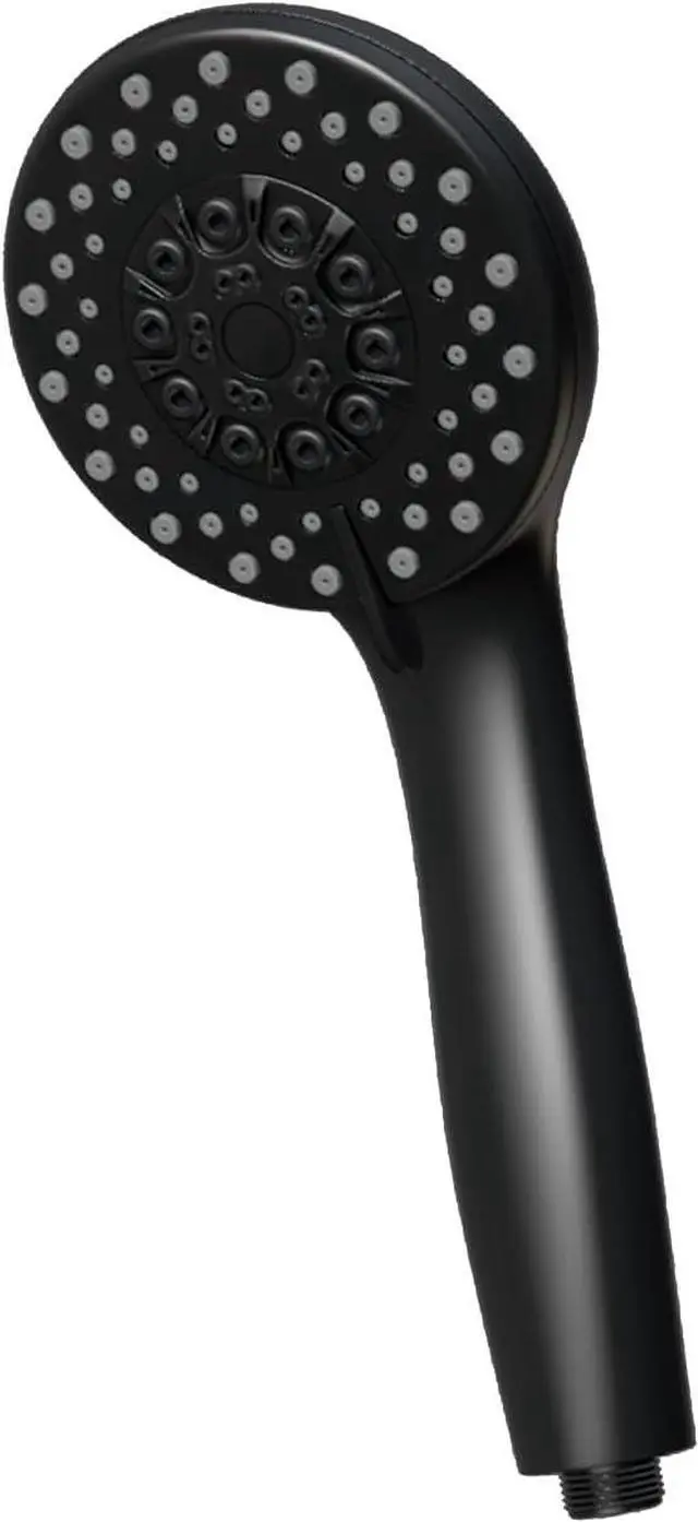 Main image of High Pressure Shower Head with Powerful Shower Spray, 5 Spray Modes, Non-Clogging NozzlesBlack
