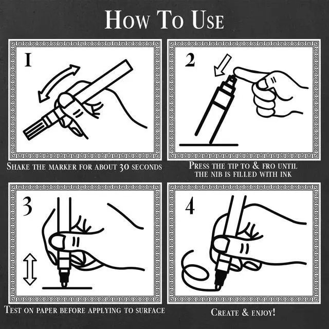 Alt view image 7 of 7 - Pinturale Arts 2 Extra Fine Tip White Chalk Markers | 1mm Tip | For Windows, Blackboard, Dry Erase Board, Chalkboards, Glass, Easy Erase | White Chalk Pens Fine Tip