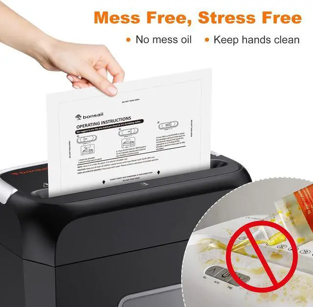 Alt view image 4 of 7 - Bonsaii Paper Shredder Lubricant Sheets,12-Pack (8.4 x 5.9 inch/piece)
