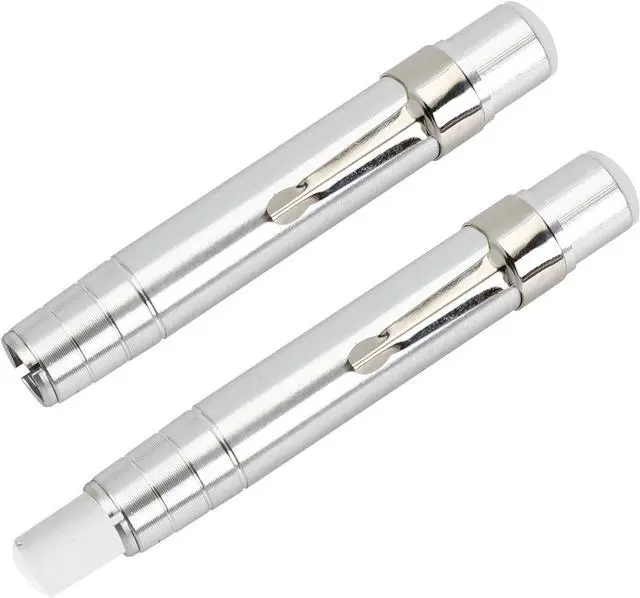 Main image of 2Pcs Chalk Holders for Teachers Aluminum Chalk Holder for Chalkboard Teacher's Chalk Stick Holder for Wall Office School Chalkboard Painting Writing