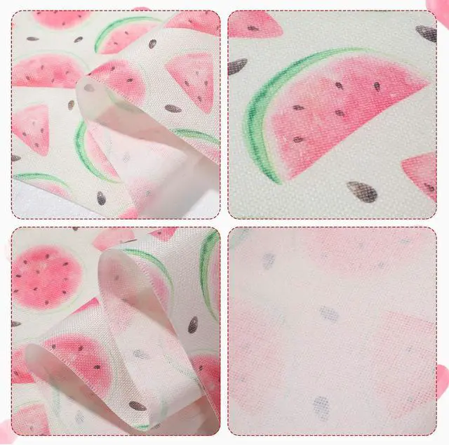Alt view image 3 of 7 - Tatuo 2 Pcs Watermelon Table Runner Summer One in a Melon Party Decor | Colorful Print, 13" x 72" Watermelon Theme Tablecloth Fruits Decors for Outdoor Kitchen Dining Birthday Party Home Decor