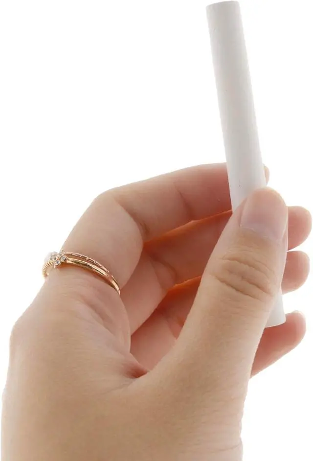 Alt view image 7 of 7 - BAZIC PRODUCTS Dustless White Chalk, 24 Ct Box | sticks of dustless white chalk for writing and drawing on chalkboards and blackboards