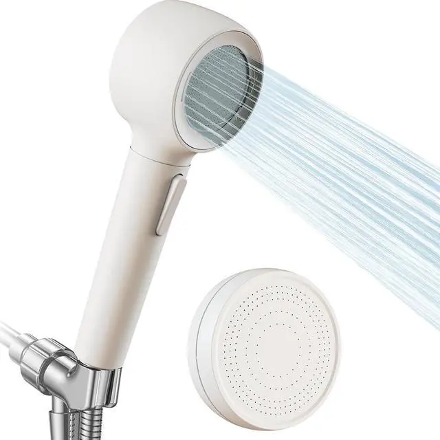Main image of Shower Head with Handheld, High Pressure Shower Heads with 3 Modes, 360° Rotating Handheld Shower Head, Backwash Anti Clogging Showerhead with 2 Panels