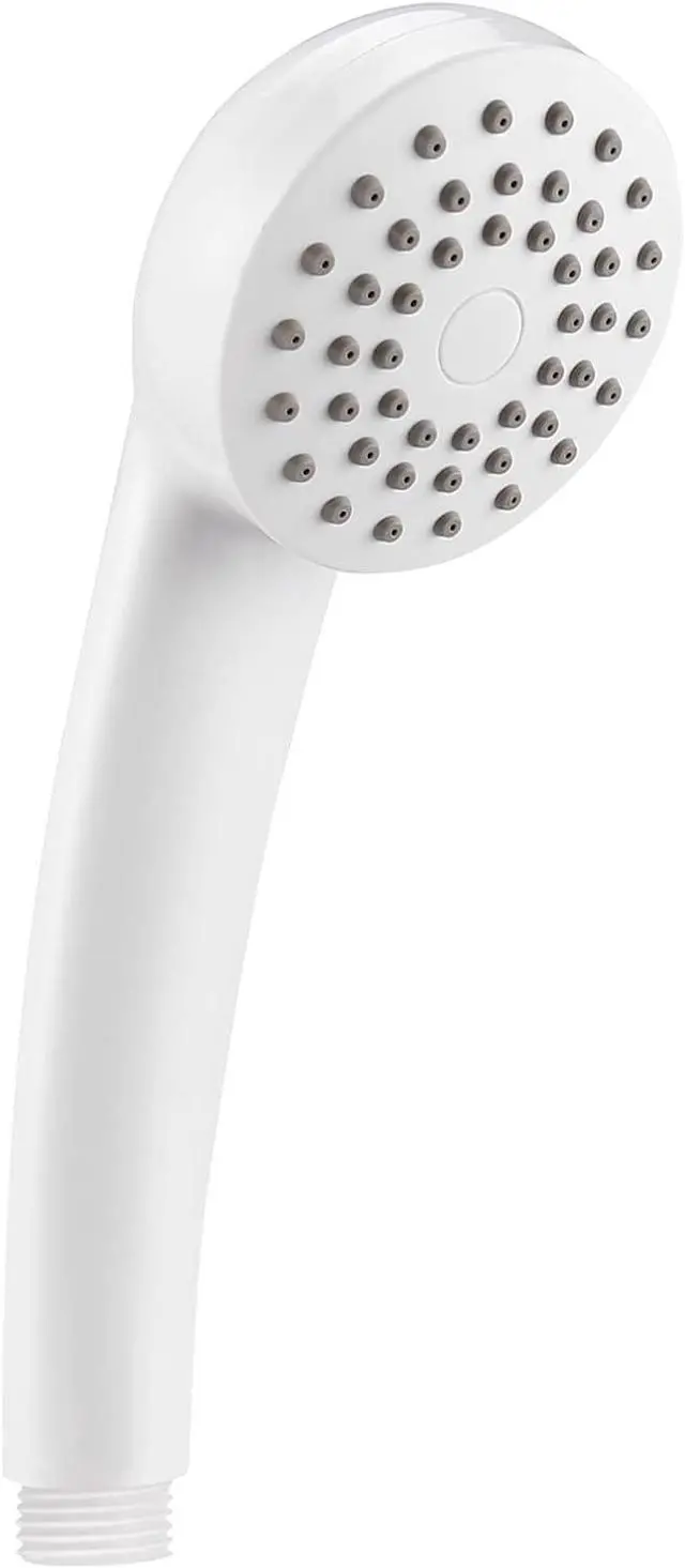 Main image of Hand-held filtered shower head, simple pressurized shower head, large water output and fall resistance, suitable for home and outdoor (white)