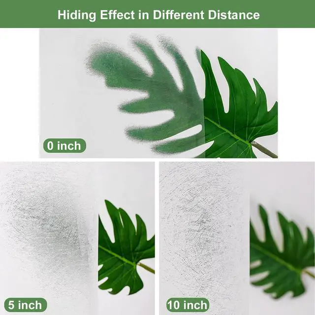 Alt view image 5 of 7 - UFRIDAY Frosted Shower Stall Liner 36x72 Inch,EVA Plastic Waterproof Shower Curtain with 2 Magnets,Heavy Duty,Semi Transparent, 3D Frosted Shower Curtain Plastic Liner