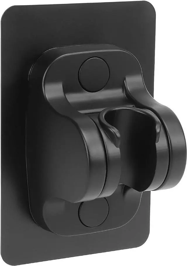 Main image of NearMoon Self Adhesive Shower Head Holder-Adjustable Handheld Shower Holder NO Drilling Wall Mount Waterproof (1 Pack, Matte Black)