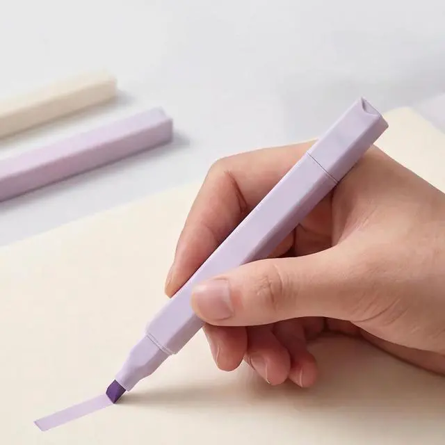 Alt view image 6 of 7 - konket 12Pcs Aesthetic Cute Highlighters Bible Pastel Highlighters and Pens no bleed Assorted Colors Double-ended design for Office journaling supplies