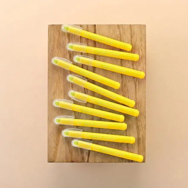 Alt view image 3 of 7 - konket- Bible Highlighters No Bleed, Gel Highlighters, Bible Markers for Nurse Study Journaling Supplies Pack of 10 Yellow