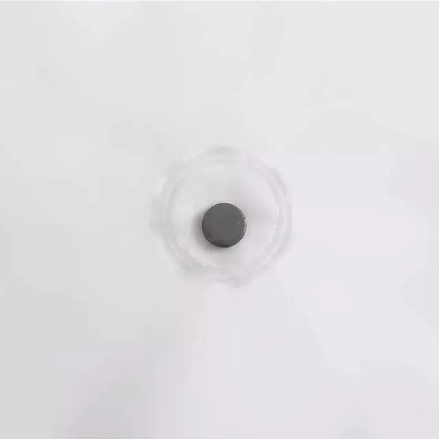 Alt view image 5 of 7 - White Extra Wide Shower Curtain Liner 72 x 84 inch Plastic Shower Liner Washable Inside Shower Curtain Liner PEVA Shower Curtains for Bathroom with Magnets and Rustproof Metal Grommet Holes
