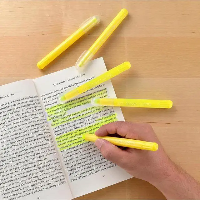 Alt view image 4 of 7 - konket- Bible Highlighters No Bleed, Gel Highlighters, Bible Markers for Nurse Study Journaling Supplies Pack of 10 Yellow