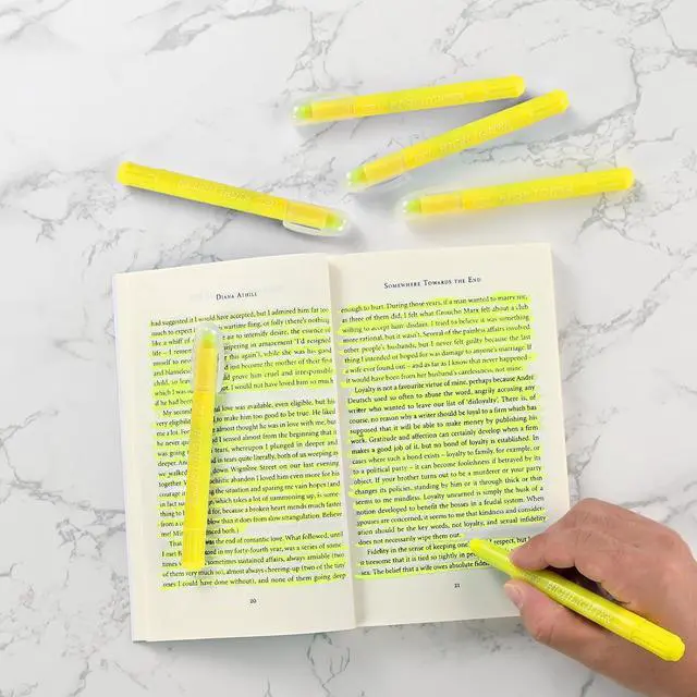 Alt view image 6 of 7 - konket- Bible Highlighters No Bleed, Gel Highlighters, Bible Markers for Nurse Study Journaling Supplies Pack of 10 Yellow