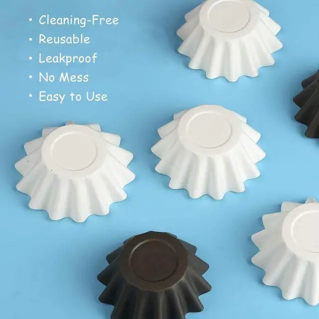 Alt view image 4 of 7 - 50 Wax Melt Liners for Wax Warmer, White | Scented Wax Melt Cups|Candle Cubes Melt Containers|Wax Burner Tarts Holder|Disposable|Leakproof