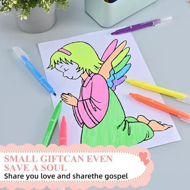 Alt view image 4 of 7 - 7-ackz Bible Highlighters Assorted Colors with Verses, Chisel Tip Colored Highlighter Markers Bulk Fluorescent, Dry Quick Bright Colors, Perfect for Bible Study Journaling, 6 Candy Color 30 Pack