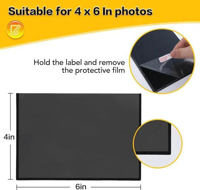 Alt view image 2 of 6 - YixangDD 15 Pack Magnetic Picture Frames for Refrigerator, 4x6 Inch, Black | Magnetic Photo Frames for Refrigerator, Wall, Cabinet and Locker Decor
