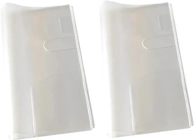 Main image of Matte Frosted PVC Cover for Weeks Size Planner (204x195mm) - 2 Pack Universal Protective Case