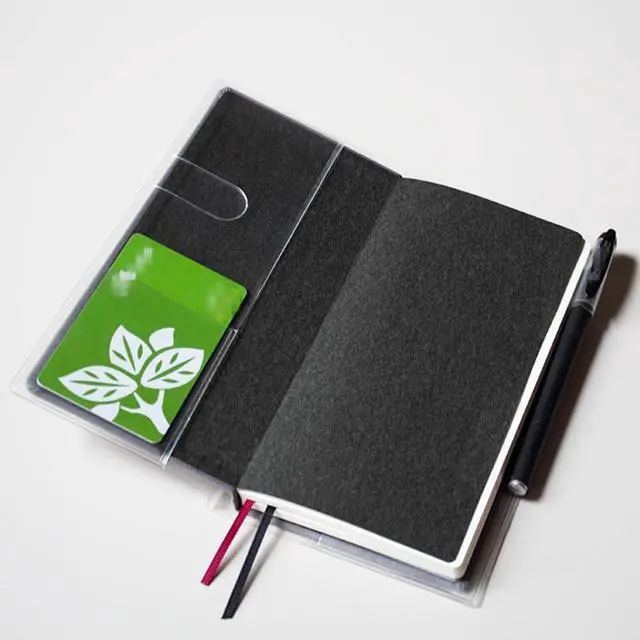 Alt view image 4 of 7 - Matte Frosted PVC Cover for Weeks Size Planner (204x195mm) - 2 Pack Universal Protective Case