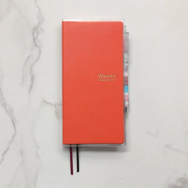 Alt view image 6 of 7 - Matte Frosted PVC Cover for Weeks Size Planner (204x195mm) - 2 Pack Universal Protective Case