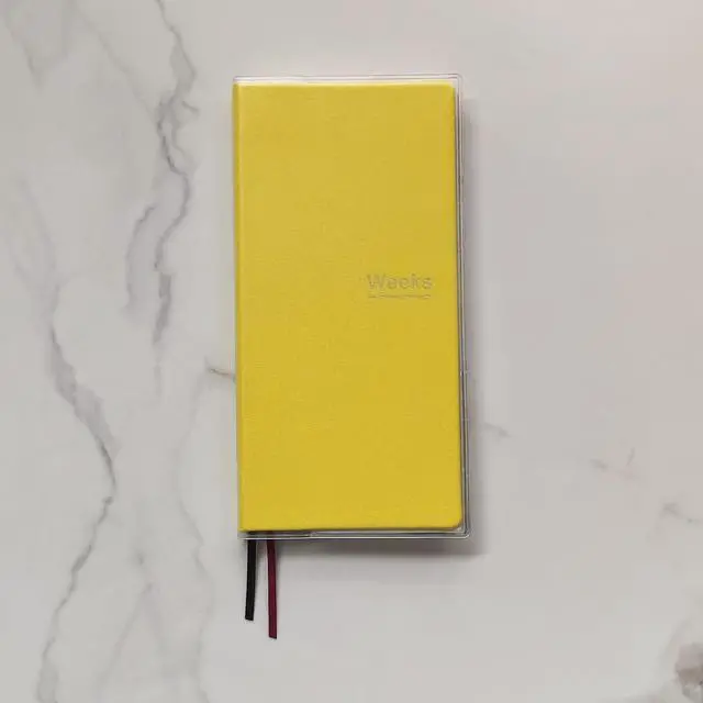 Alt view image 7 of 7 - Matte Frosted PVC Cover for Weeks Size Planner (204x195mm) - 2 Pack Universal Protective Case