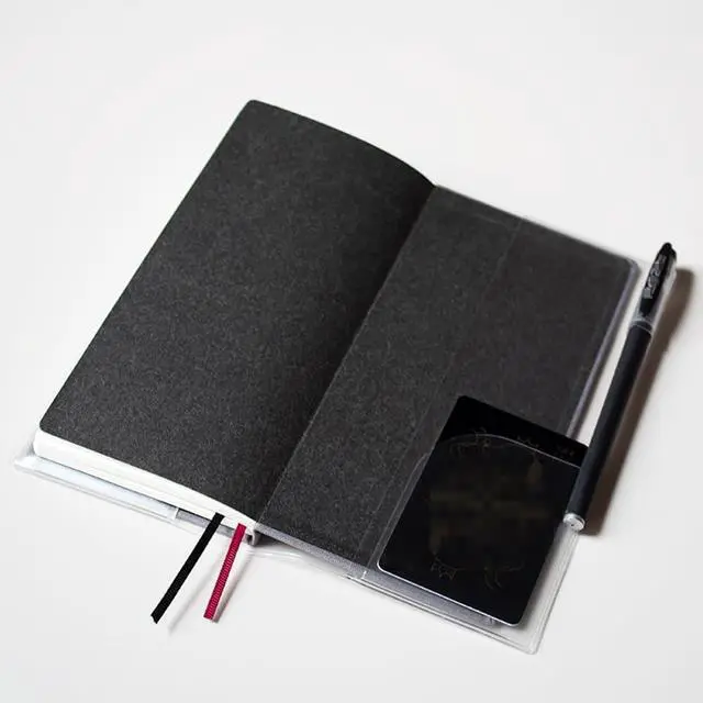 Alt view image 5 of 7 - Matte Frosted PVC Cover for Weeks Size Planner (204x195mm) - 2 Pack Universal Protective Case