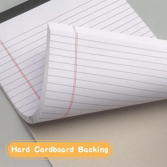 Alt view image 4 of 7 - ZZTX Legal Pad 8.5x11 Inch White Lined 50 Sheets 1 Pack | A4 letter, Thick & durable, Lined design, Bright White, Versatile use