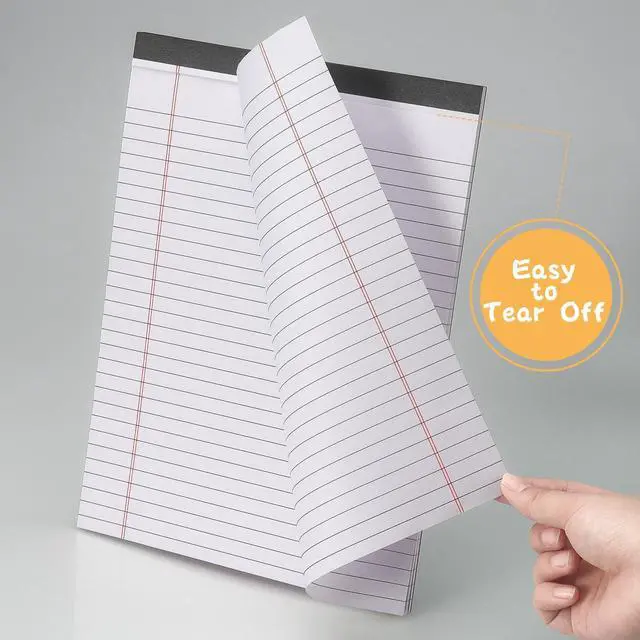 Alt view image 5 of 7 - ZZTX Legal Pad 8.5x11 Inch White Lined 50 Sheets 1 Pack | A4 letter, Thick & durable, Lined design, Bright White, Versatile use