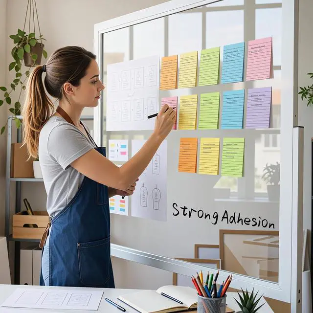Alt view image 4 of 7 - Lined Sticky Notes 4x6 in, Strong Adhesive Self Stick Note Pads | Sticky Notes with Lines, 9 Colorful Options, Perfect for Office, Classroom, Task Reminders, Smooth Writing(9 Pack)