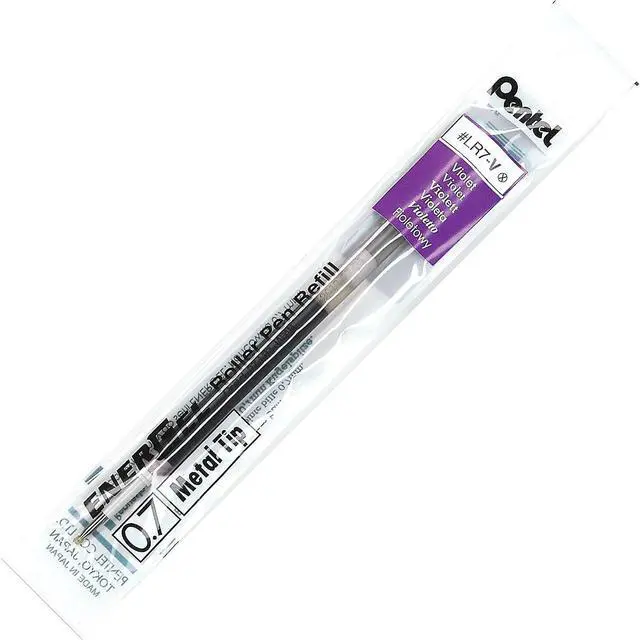 Alt view image 2 of 2 - Pentel PENLR7V - Pentel Refill for Pentel EnerGel Retractable Liquid Gel Pens