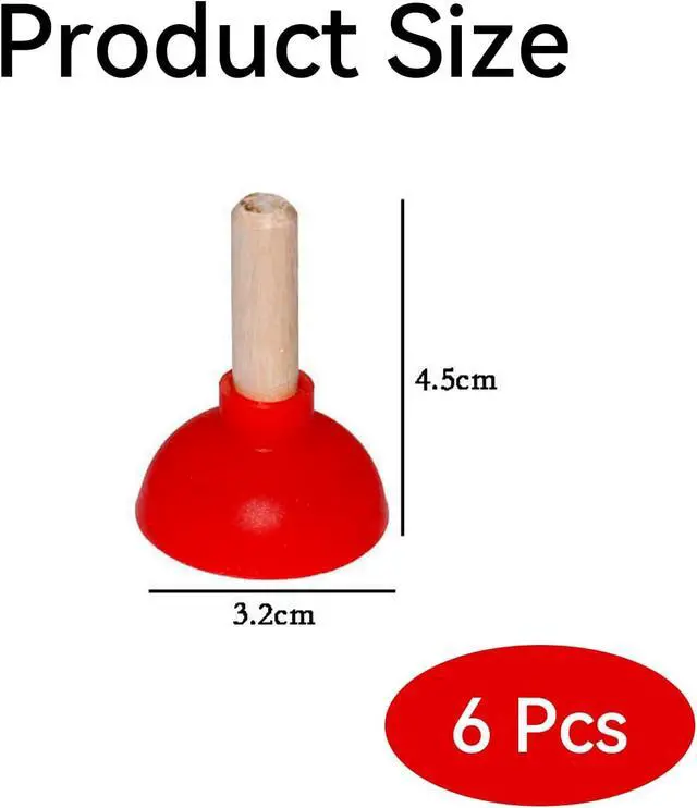 Alt view image 2 of 7 - EVKILKJS 6PCS Toilet Plunger Shape Phone Holder Mini Colorful Plunger Holder Sucker Stand for Supporting Cellphone, Moblie Phone