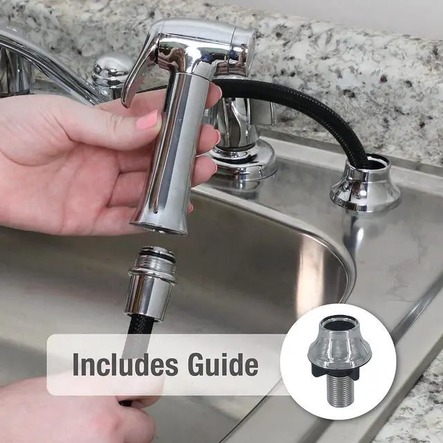 Alt view image 2 of 7 - Danco Kitchen Sink Side Sprayer, Chrome, (10330)