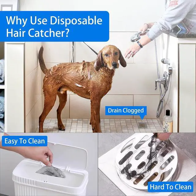 Alt view image 7 of 7 - 50Pcs Disposable Floor Drain Sticker, Shower Drain Hair Catcher, Hair Drain Catcher, Easy to Install, Suit Sewer Filter Screen, Bathroom, Bathtub, Kitchen, Sink Floor Stickers