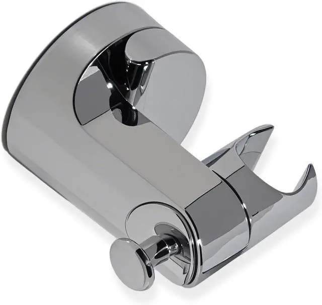 Main image of Handheld Shower Head Holder - Enhanced Suction Cup - Large Angle Adjustability - Bathroom Wall Mount Shower Wand Holder (Polished Chrome)