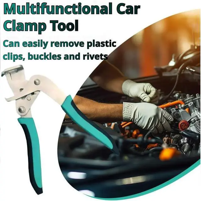Alt view image 4 of 7 - Car Clip Pliers and Disassembly Tools, 2026 New Efficient Multi-Functional Car Clip Remover Tool, Easy to Remove Fasteners, Clips, and Rivets, Open The Panels Effortlessly Without Damage (1*Pc)
