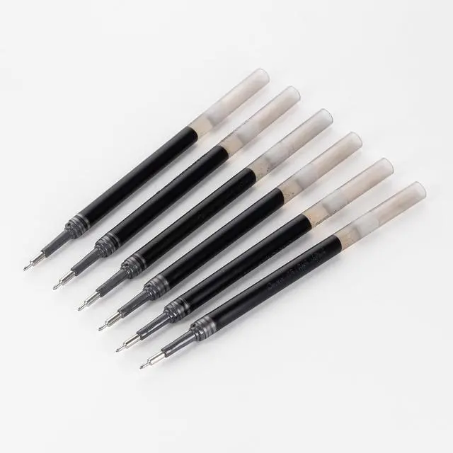 Main image of Pentel Refill Ink - for EnerGel Gel Pen, 0.5mm Needle Tip, Fine, Black Ink, Pack of 6 Refills (LRN5-6A)